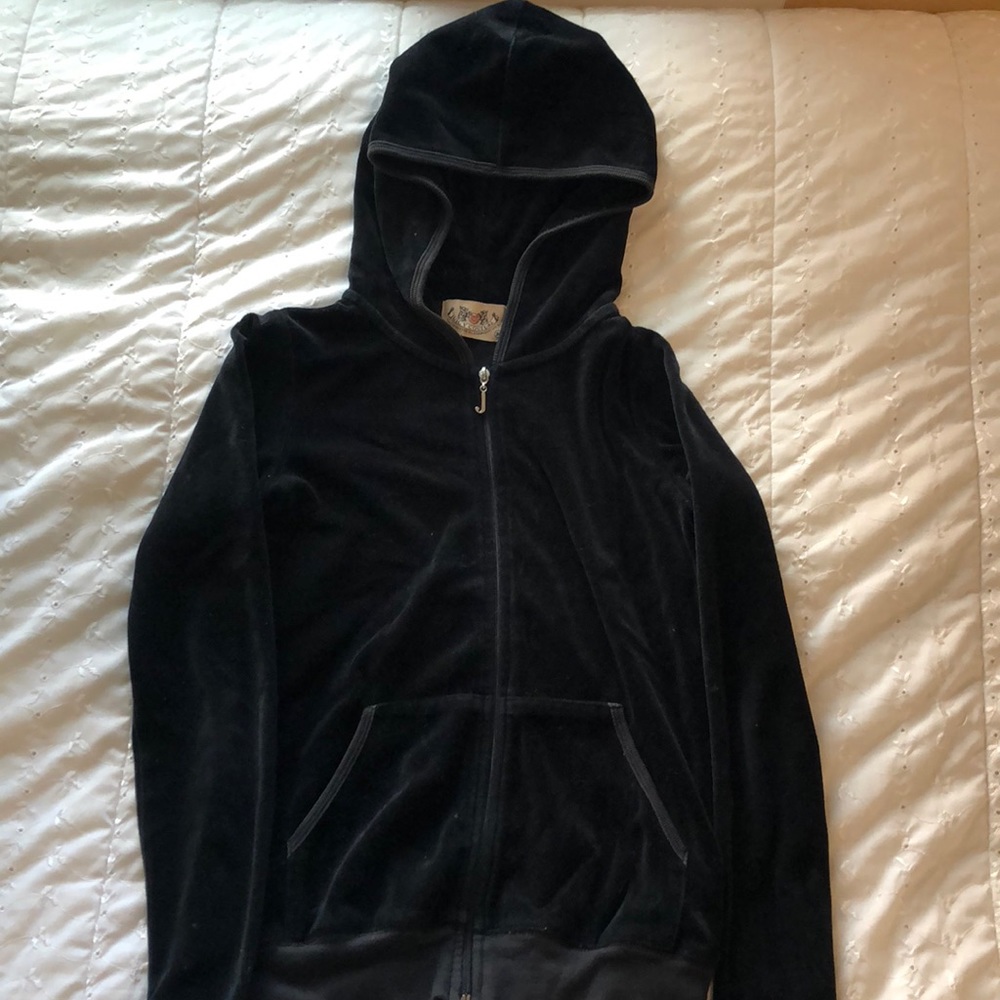 Black zip up jacket